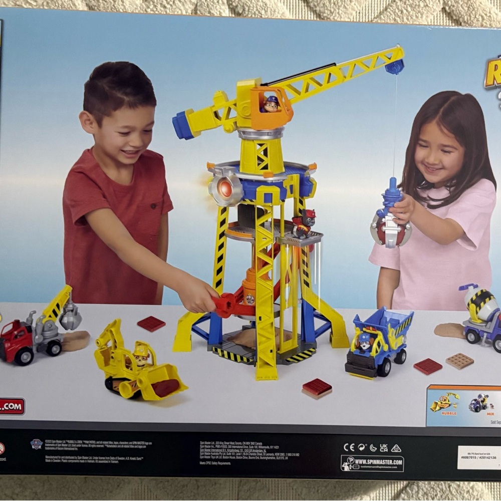 Paw Patrol Rubble and Crew! Crane construction set. New! - Picture 3 of 3